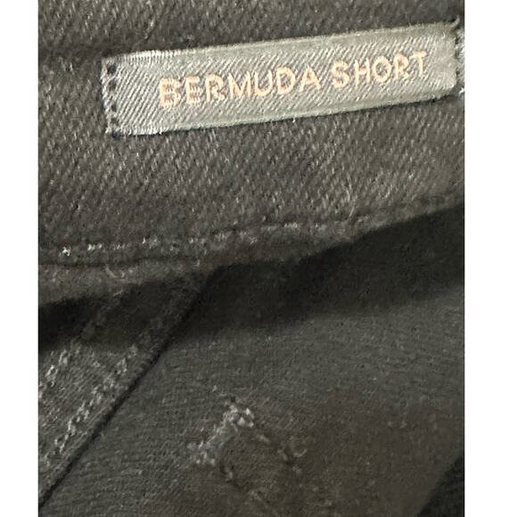 7 for all Mankind black bermuda shorts size 6 - Picture 6 of 10